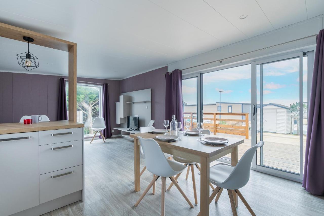 Beau Chalet Pour 4 Pers - Acces Piscine Chauffee Brétignolles-sur-Mer Eksteriør bilde