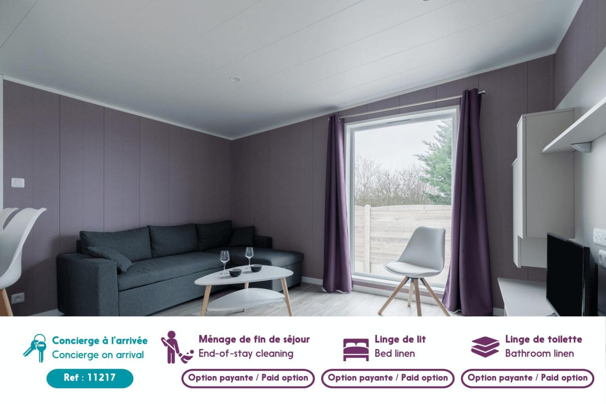 Beau Chalet Pour 4 Pers - Acces Piscine Chauffee Brétignolles-sur-Mer Eksteriør bilde