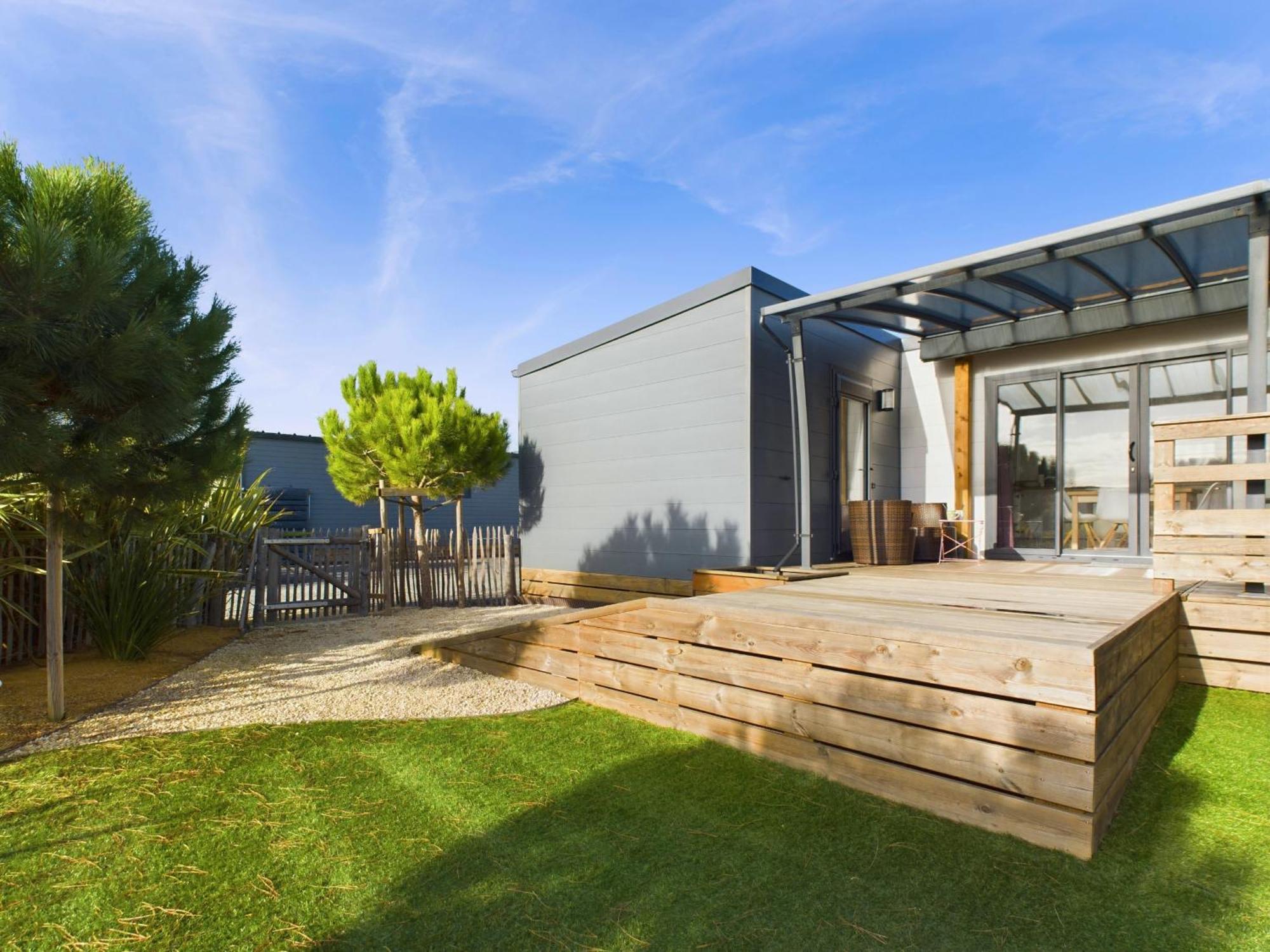 Beau Chalet Pour 4 Pers - Acces Piscine Chauffee Brétignolles-sur-Mer Eksteriør bilde